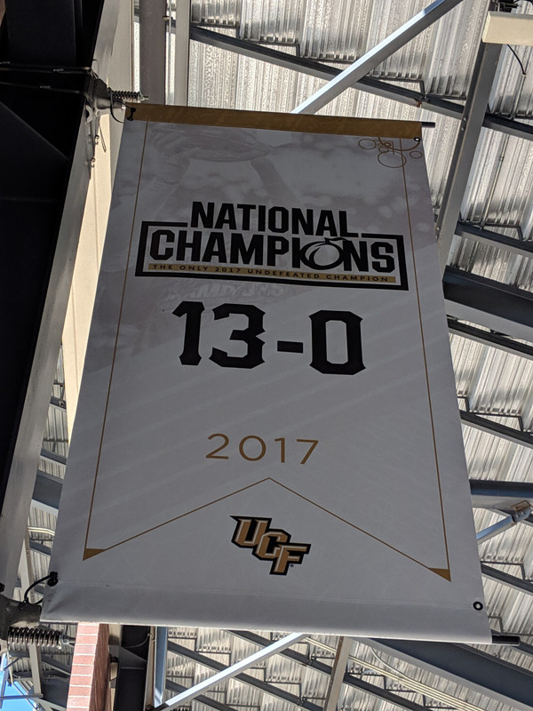 Going undefeated = National Champions, I guess