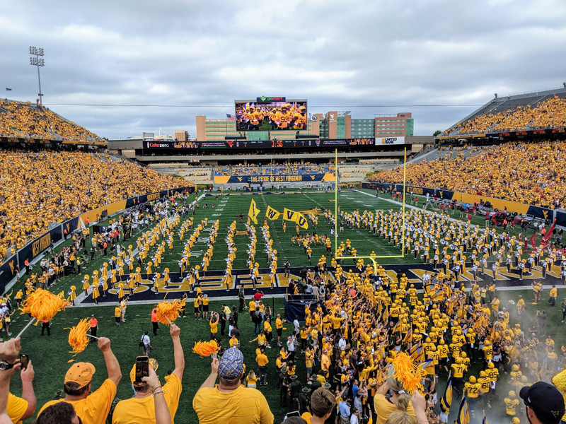 The Mountaineers take the field
