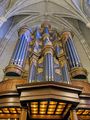The organ inside Duke Chapel
