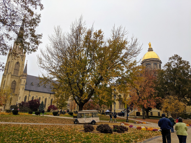 Golden Dome and Basilica of the Sacred Heart