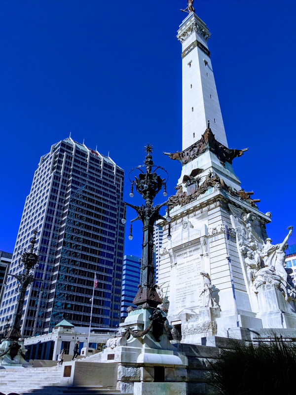 THE monument in Indianapolis's Monument Circle