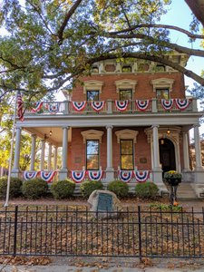 Front of the Benjamin Harrison home in Indianapolis
