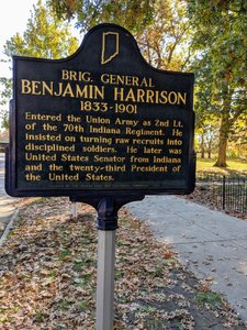 Harrison was also a general in the Civil War