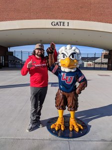 With the Liberty eagle