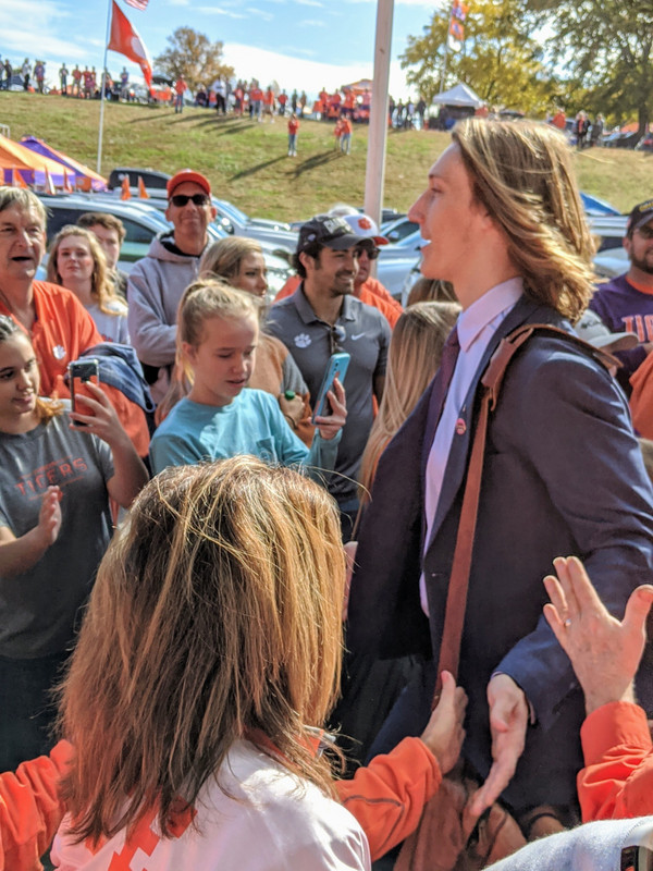 Trevor Lawrence and his hair