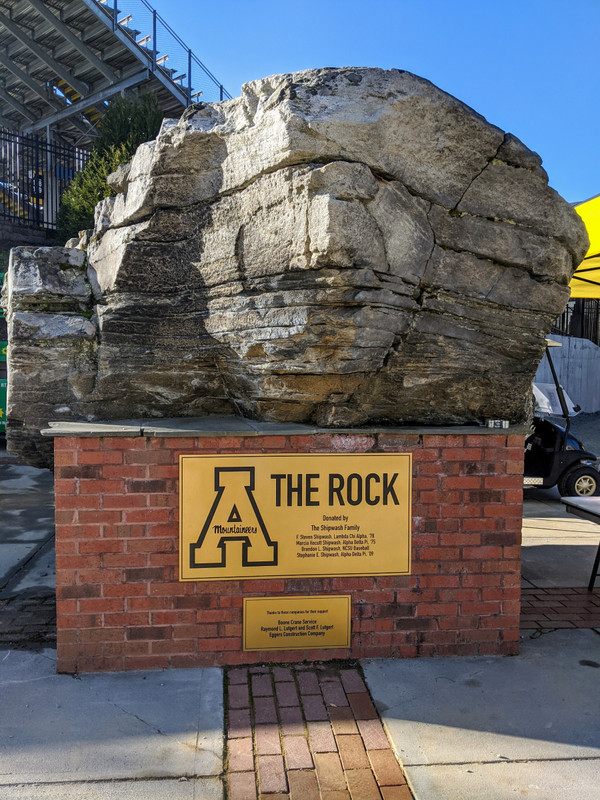 The Rock at App State