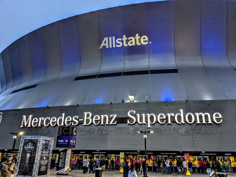 The Superdome in New Orleans