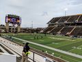 My first glimpse inside the Southern Miss football stadium