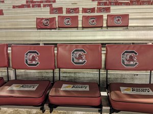 Seatbacks in Williams-Bryce Stadium may contain a lot of water