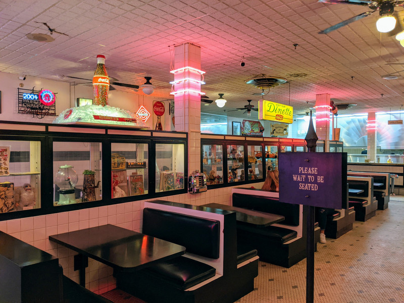 The Grill definitely gives off a retro diner vibe