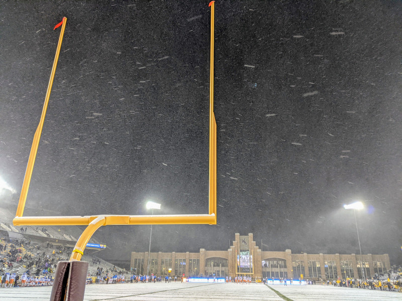First snow game, first Wyoming game, first Mountain West game