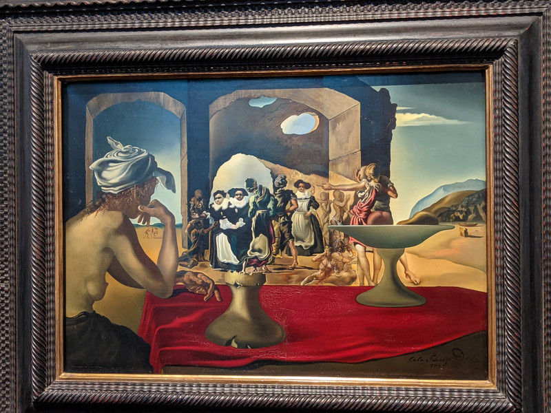 Slave Market with the Disappearing Bust of Voltaire, by Dali