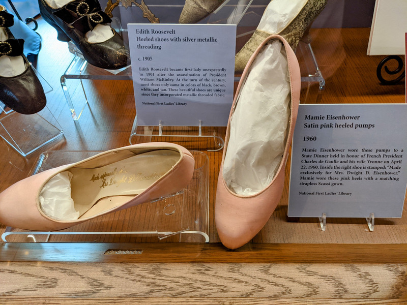 Mamie Eisenhower's pink shoes!
