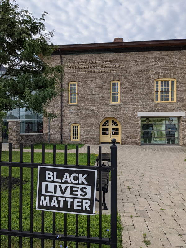 The train station at Niagara is also home to the Underground Railroad museum
