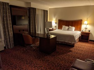 My (cheap!) hotel room in Washington, PA