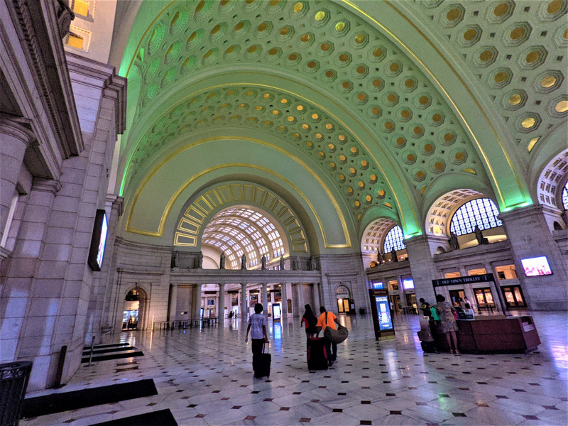 DC's Union Station is lots of fun to look at on the inside