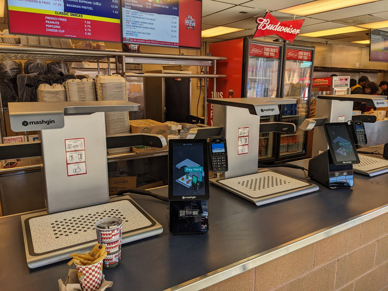 The checkout stations at the various concessions in Busch Stadium make me very concerned for the future necessity of human labor