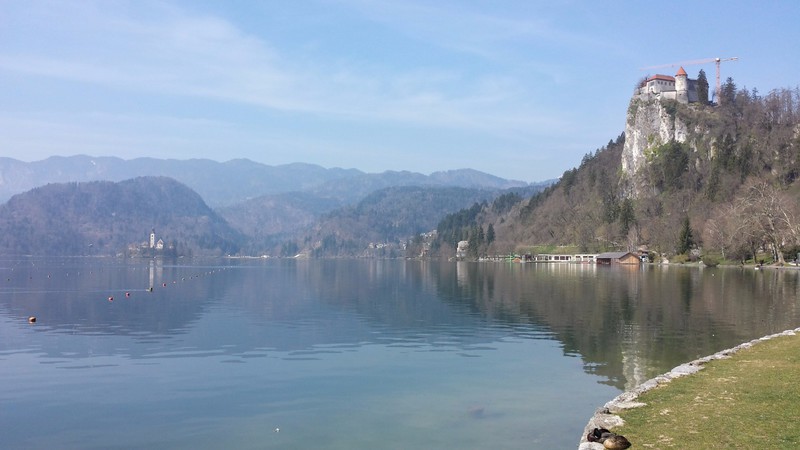 First view of Lake Bled