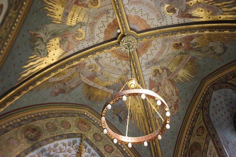 Ceiling of the Matyas Templom