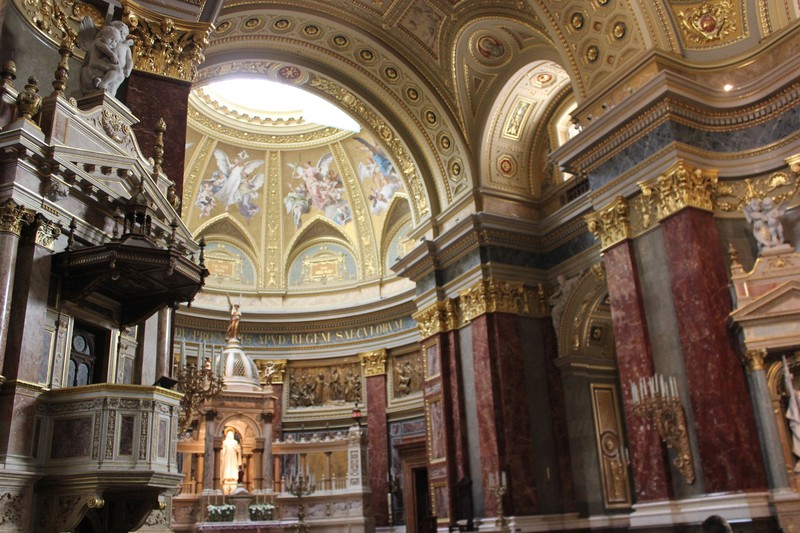 Interior of the Basilica of St. Stephen