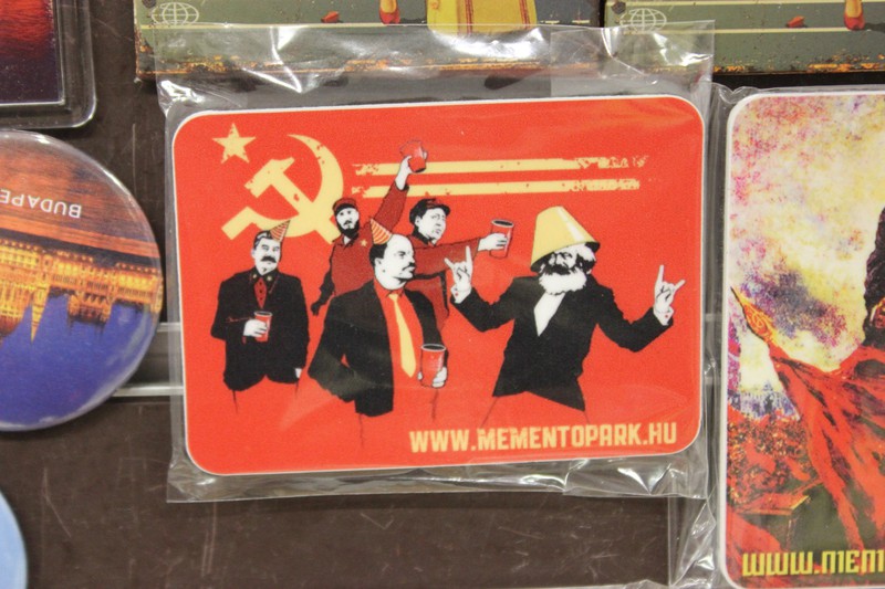 Favorite magnet ever! Wish I had time for a visit to "Memento Park"
