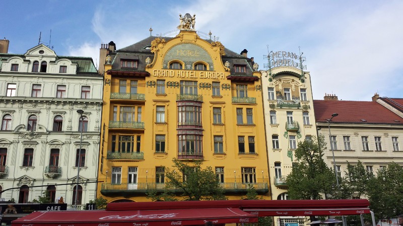 Grand Europa Hotel, suspiciously like the Grand Budapest Hotel...