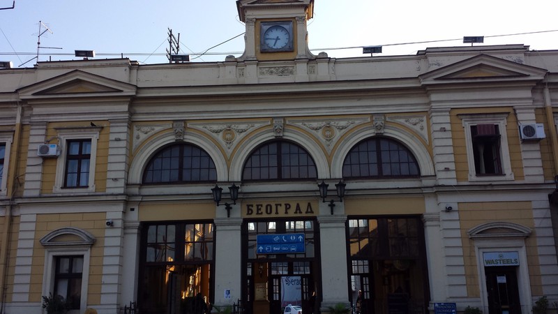 Early train from Belgrade