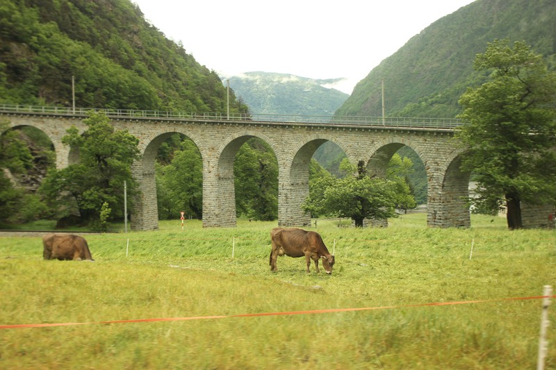 Circular Viaduct near Brusio, Switzerland