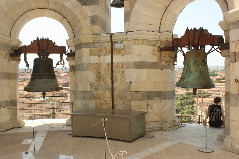 Bells at the top of the tower