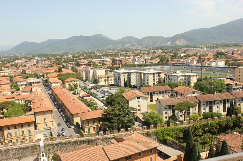 Pisa from atop the Tower