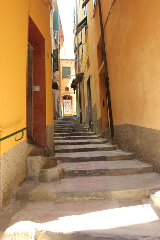 Typical little street in Vernazza