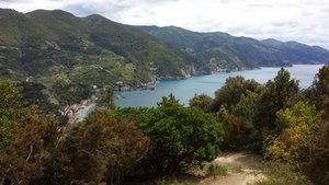Leaving the bay of Cinque Terre above Monterosso