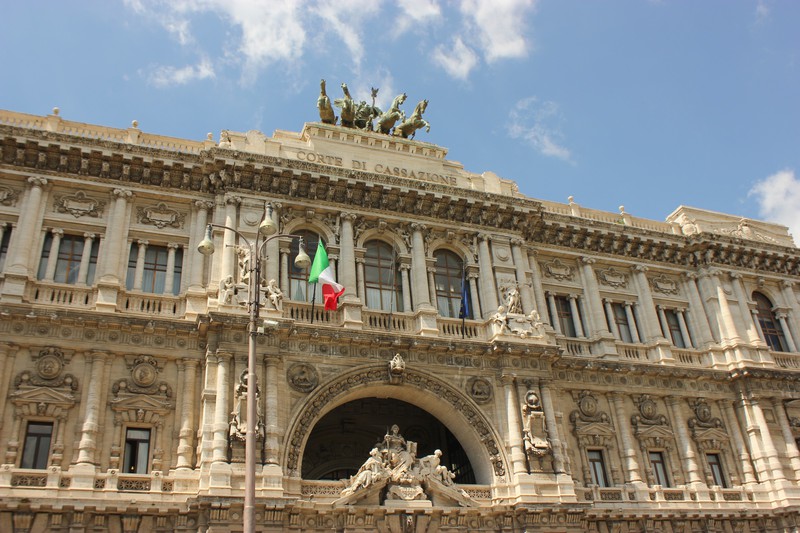 Front of the Palace of Justice