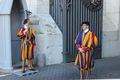 Swiss Guards in different outfits