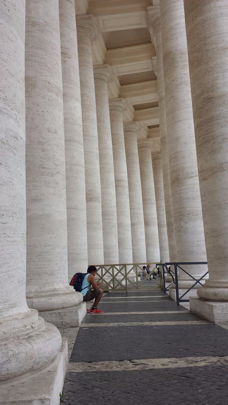 Those columns are kinda big