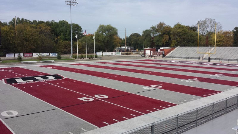 The special field for Lindenwood University-Belleville's football team