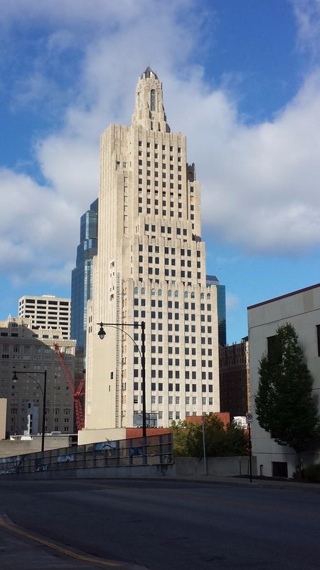 The Power and Light building in downtown Kansas City