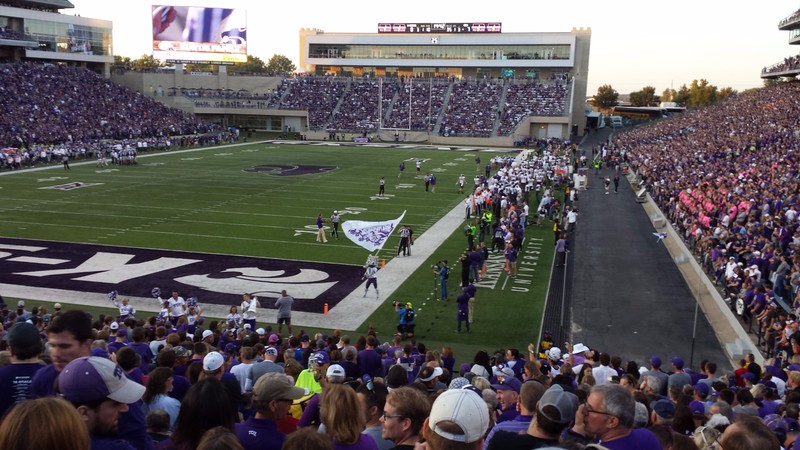 The TCU Horned Frogs take the field