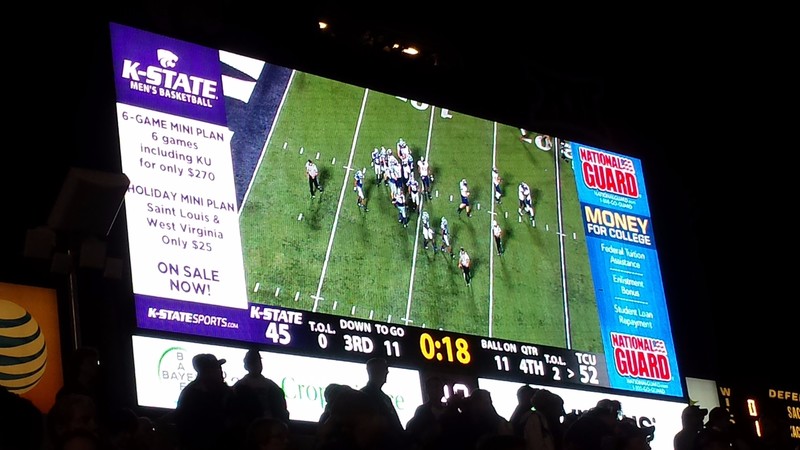What a game, what a finish! TCU beats Kansas State 52-45