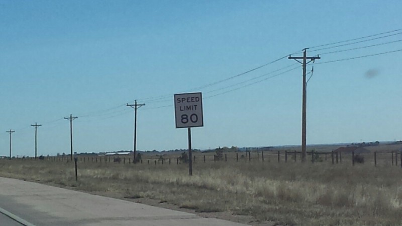 Finally found an 80 mph zone! (in Wyoming)
