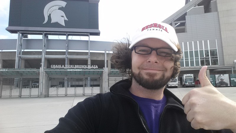 A windy day at Spartan Stadium