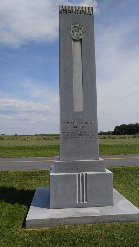 The only monument to my home state I could find at Antietam