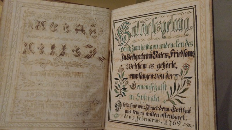 A German book at Ephrata Cloister