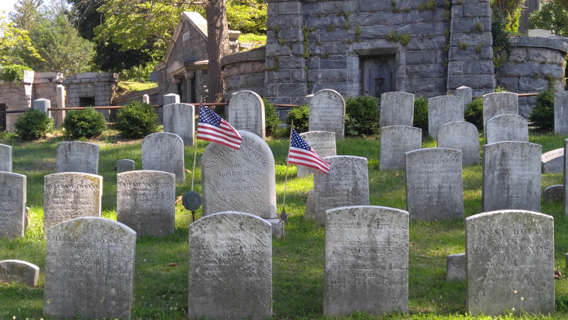 Washington Irving's grave