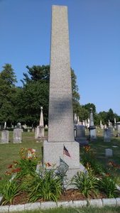 Martin van Buren's grave in Kinderhook, NY