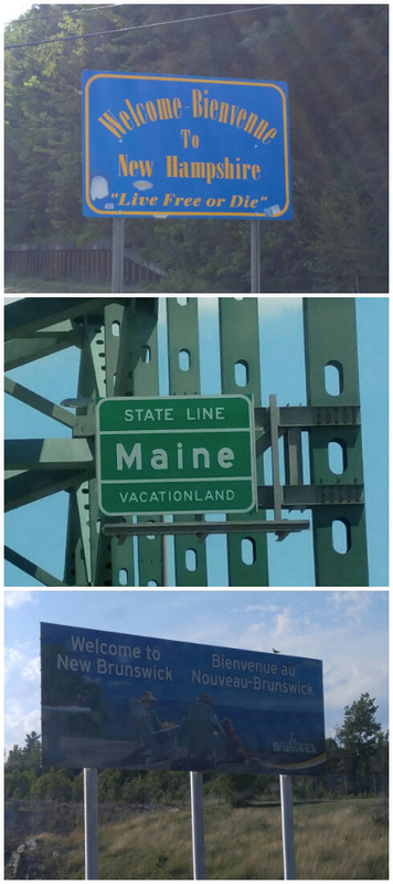 2 new states and a province today: NH, ME, and NB