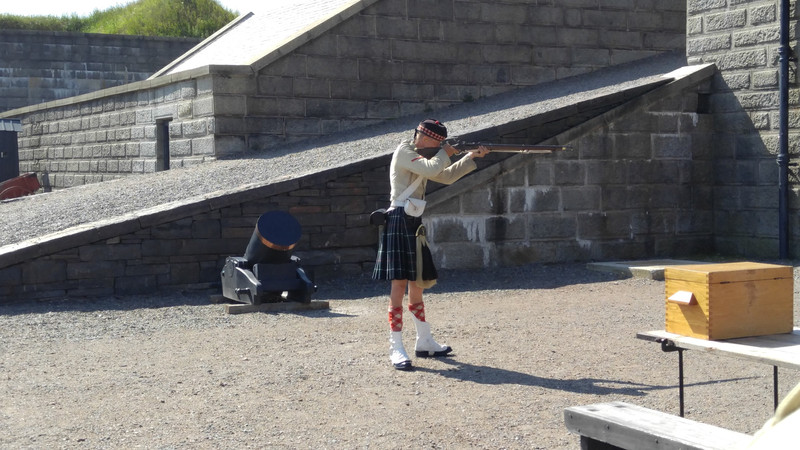 Rifle demonstration at the Halifax Citadel
