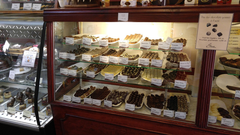 some of the selections of chocolate at Erico
