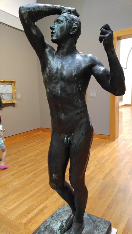 "L'age d'airain" ("The Age of Bronze") by Rodin, 1875-76/1901
