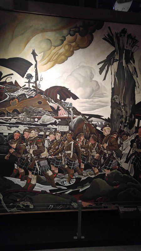 "The Conquerors" by Eric Kennington, 1920 - at the Canadian War Museum
